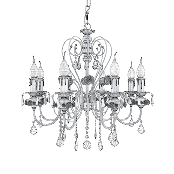 Classic Beauty Chandelier by Donolux 3D model image 2