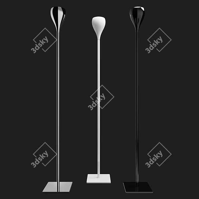 Elegant Fabbian Floor Lamp 3D model image 1