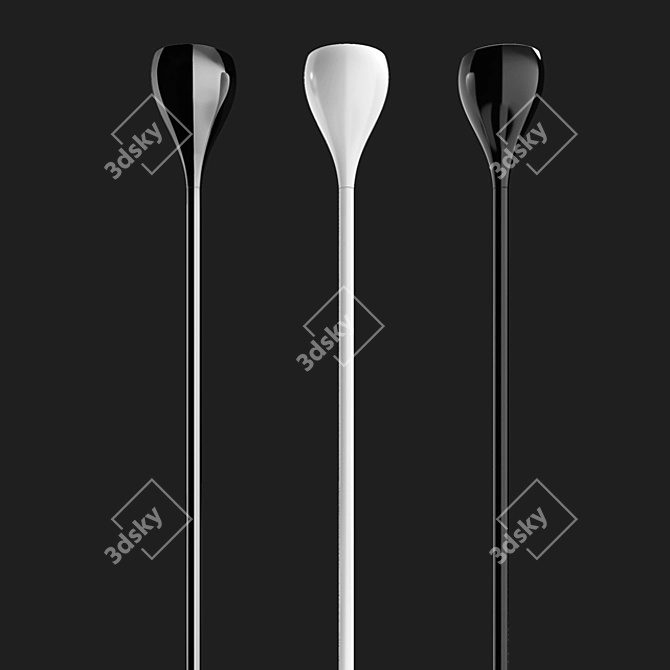 Elegant Fabbian Floor Lamp 3D model image 2