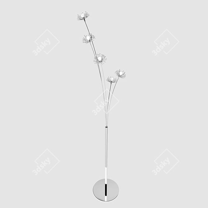 Modern LED Floor Lamp for Bedroom 3D model image 2