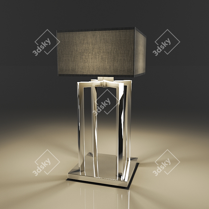 Swinging Ballet T1 Metal Table Lamp 3D model image 1