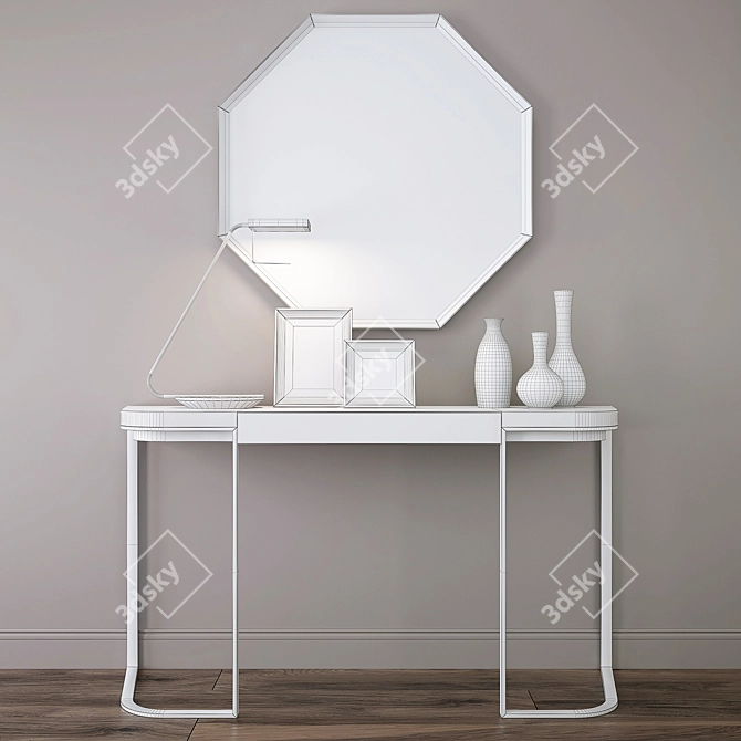 Yves Baxter Console: Sleek and Stylish 3D model image 2