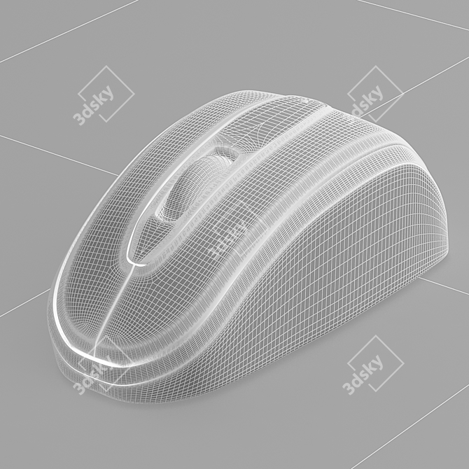 Wireless Mouse: 78572 Polygons 3D model image 2