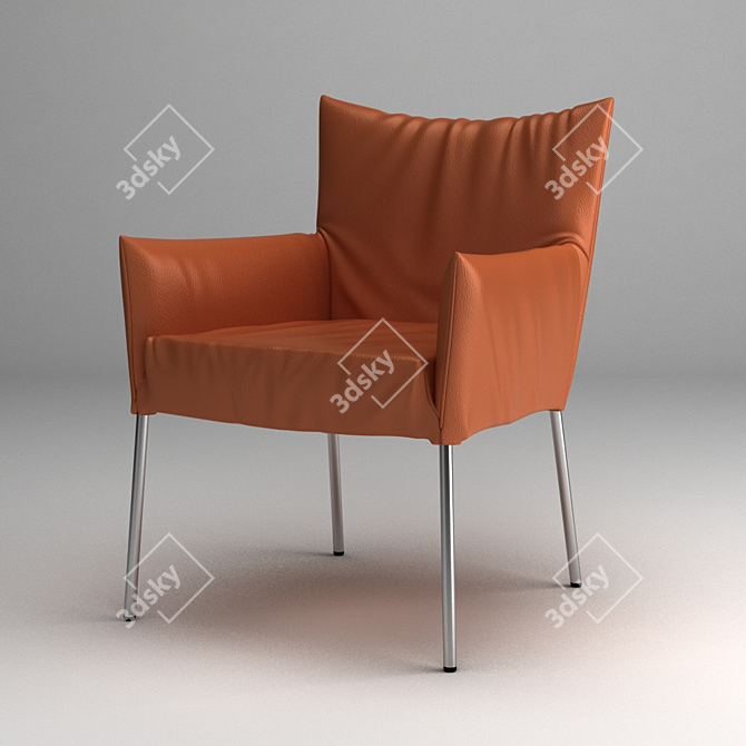 Modern Minimalist Mali Chair 3D model image 1