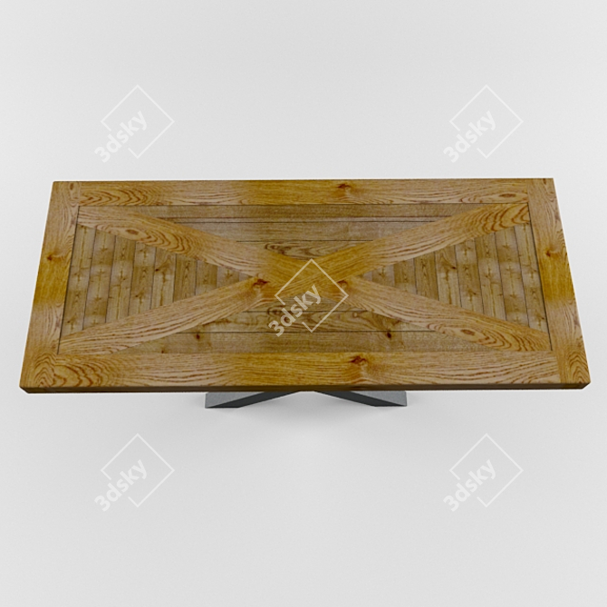 Elegant Dining Table | 187x80x75 3D model image 2