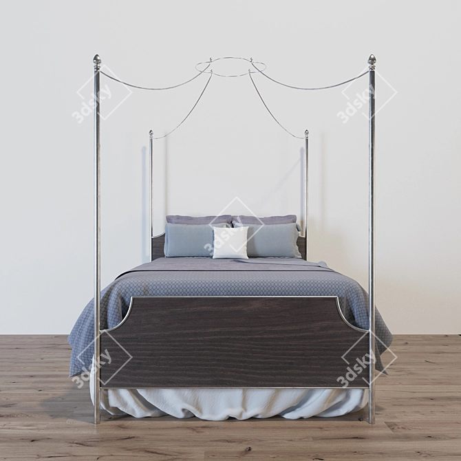 Magnolia Manor Canopy Bed 3D model image 2