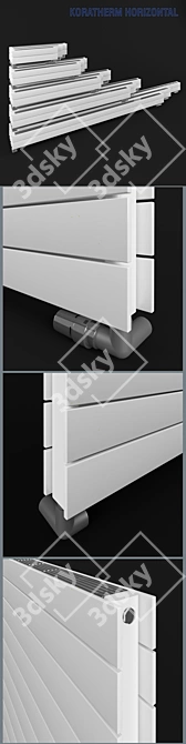 KORADO KORATHERM HORIZONTAL 144mm: Multiple Sizes Available 3D model image 2