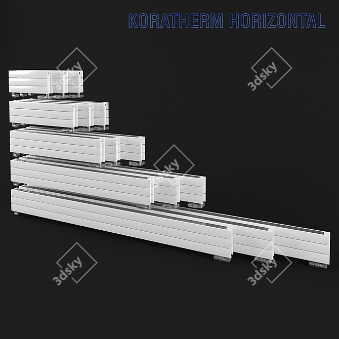 Koratherm Horizontal 20 - 218mm Height 3D model image 1