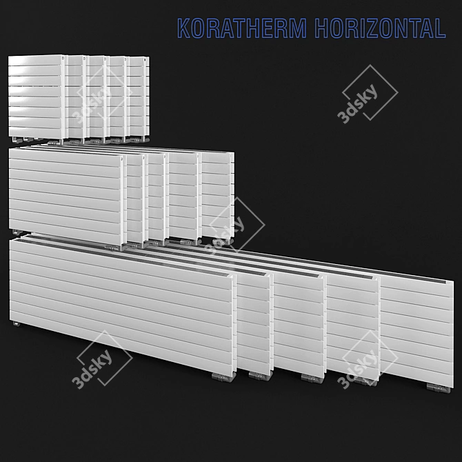 KORADO KORATHERM HORIZONTAL Type 20 - 588mm: Perfectly Sized Heating Solution 3D model image 1