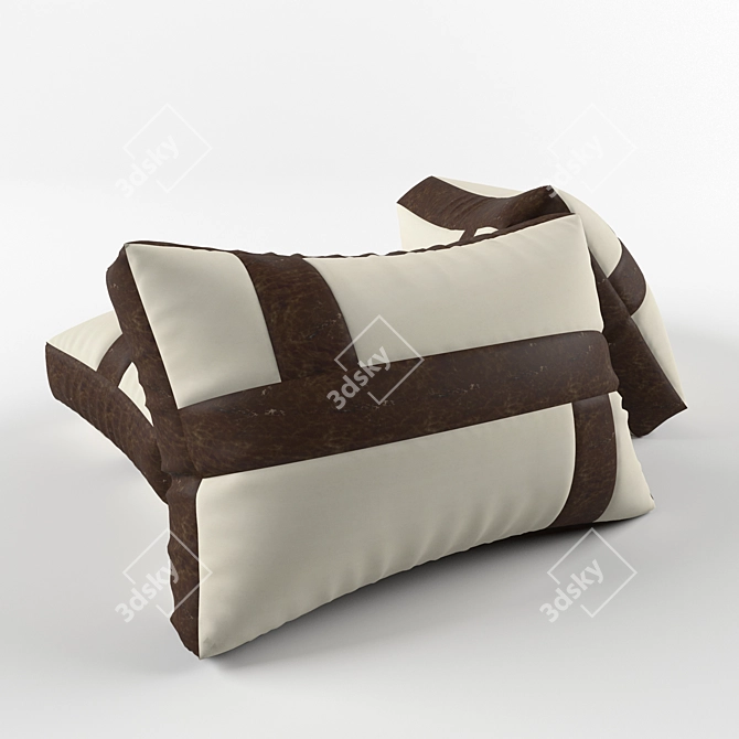 DreamCloud Memory Foam Pillow 3D model image 1