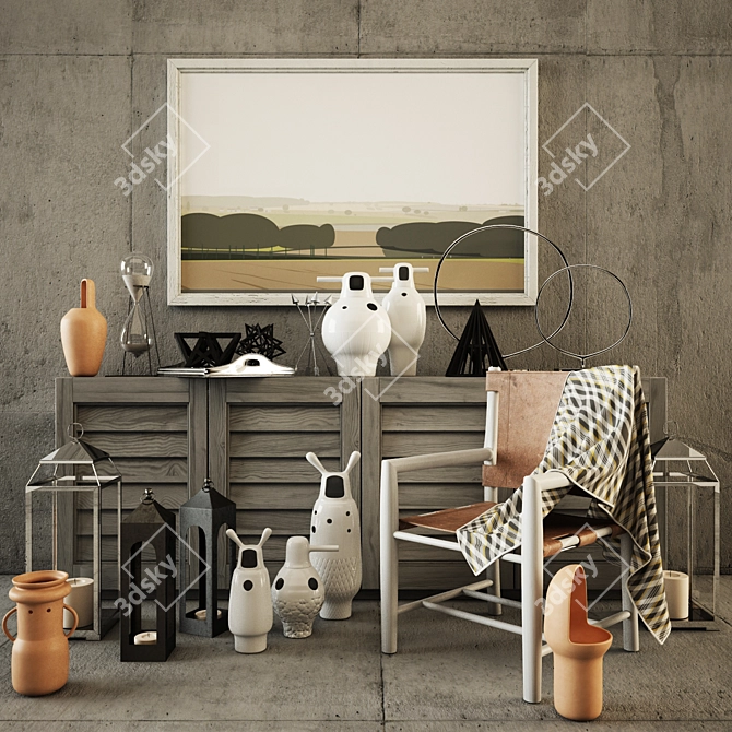 Elegant Set Decor: Transform Your Space 3D model image 1