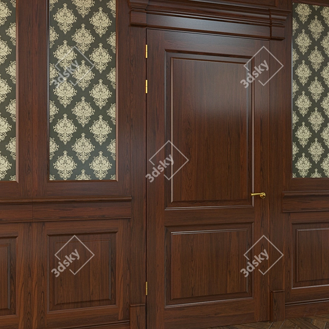 900 Door Panels Set 3D model image 2