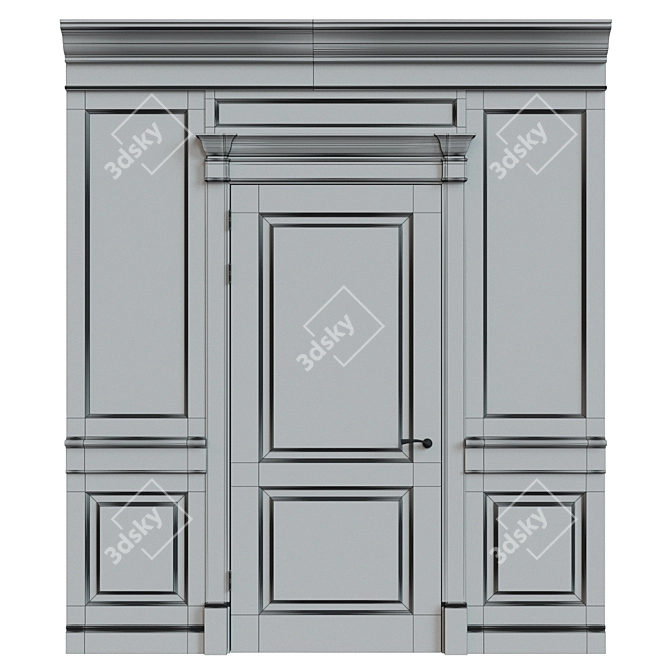 900 Door Panels Set 3D model image 3