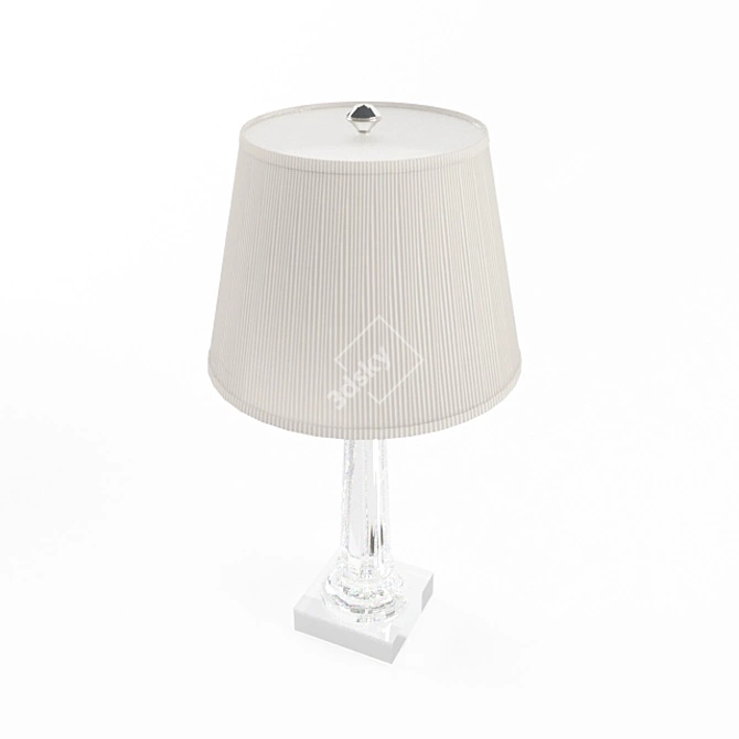 Elegant Saxon Table Lamp 3D model image 3