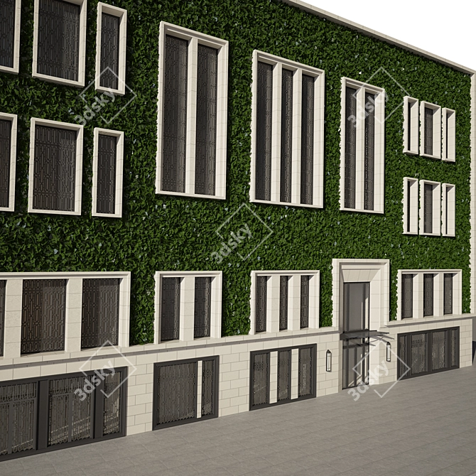 Phytowall for Building 3D model image 2