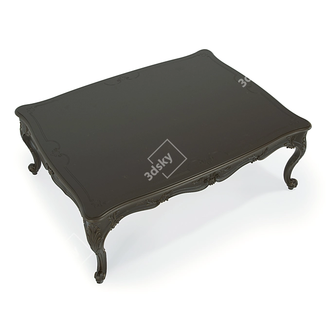 Elegant Chelini Table Art 3D model image 2