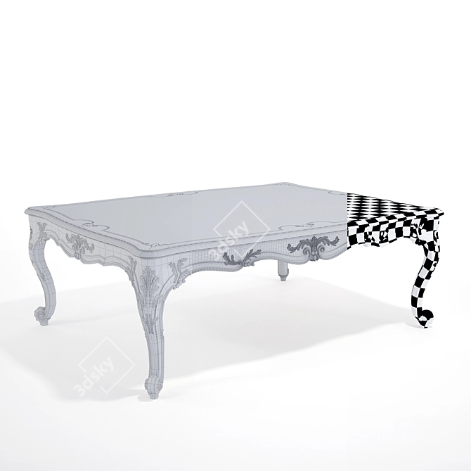 Elegant Chelini Table Art 3D model image 3