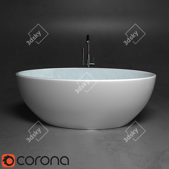 Luxury Bath Set: Alpen Venecia & Grohe Atrio 3D model image 3