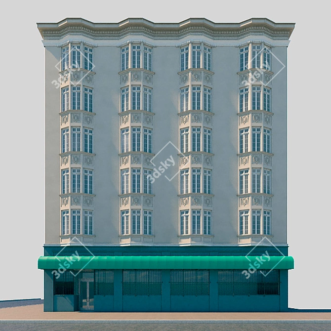 O'Farrell St SF Building 3D model image 1