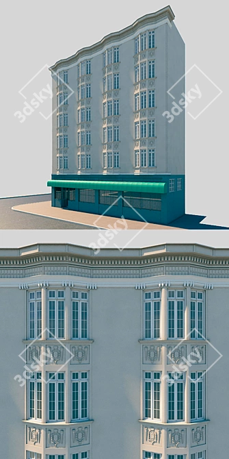 O'Farrell St SF Building 3D model image 2