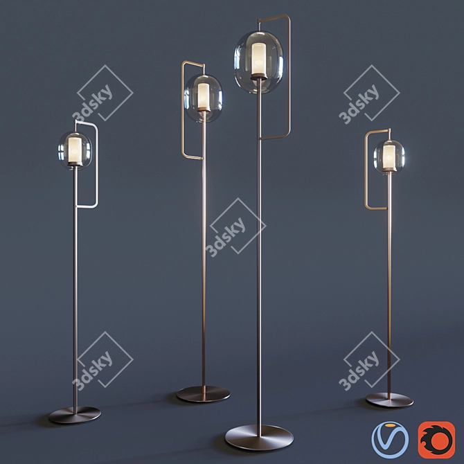 Luminous Lantern: Classicon Neri&Hu 3D model image 1