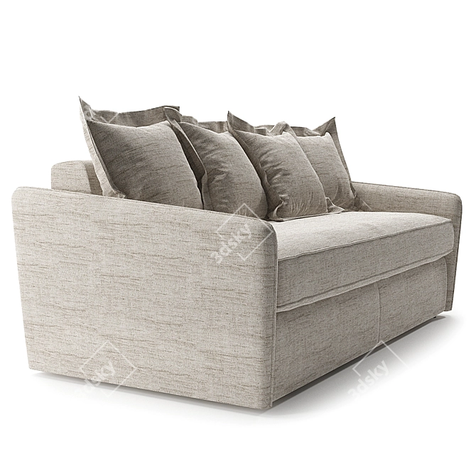 Modern Italian Sofa Bed 3D model image 2