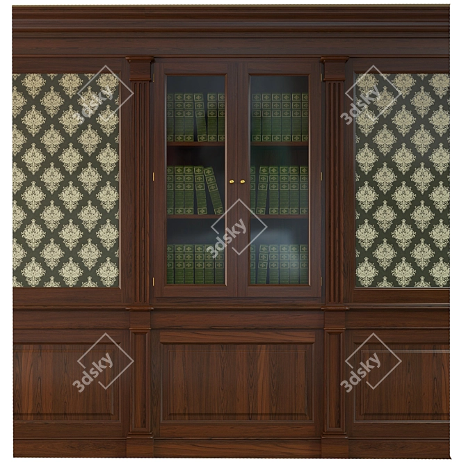 Built-In Wardrobe Set 3D model image 1