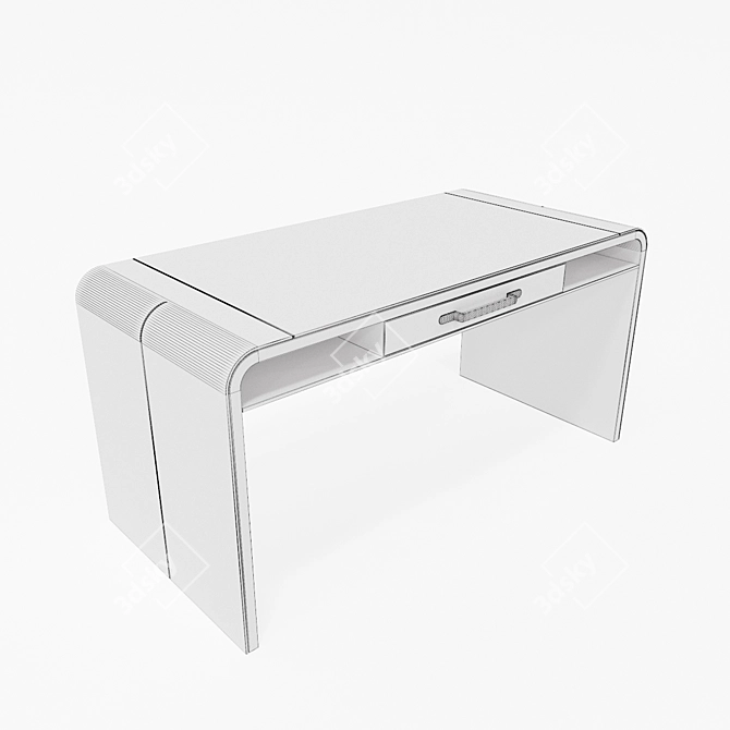 Classic Elegance: Joseph Jeup Blaire Writing Desk 3D model image 3