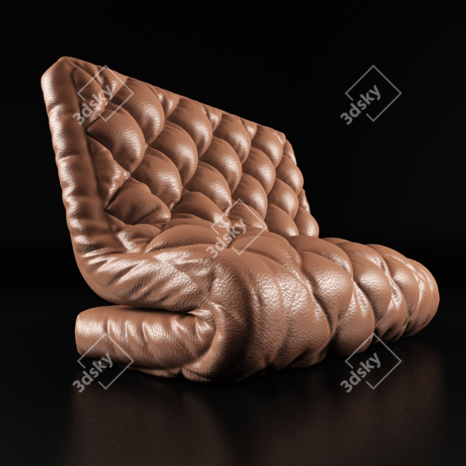 Cozy Comfort Soft Sofa 3D model image 1
