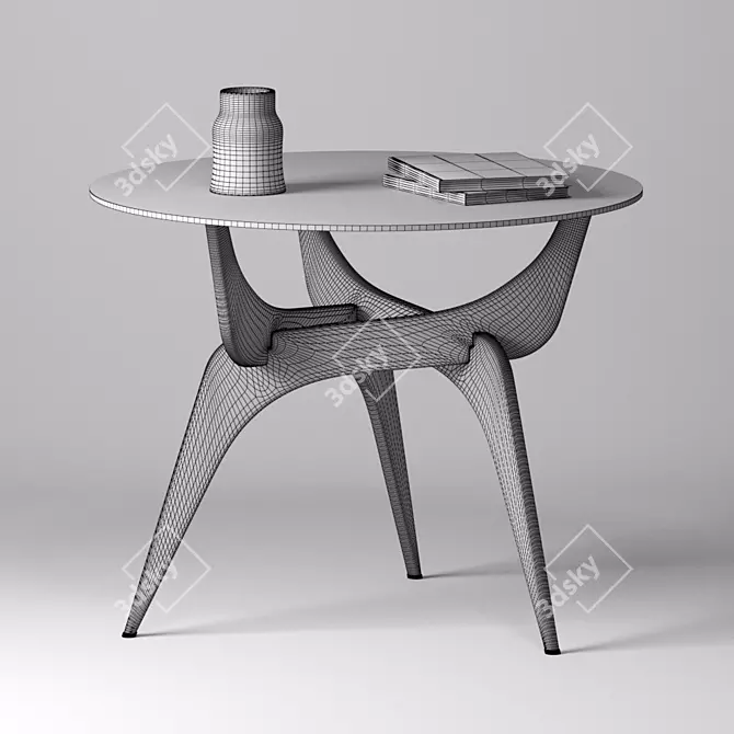 Versatile 3D Table Creation Kit 3D model image 2