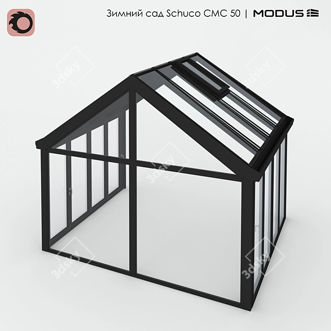 CMC Winter Garden 50 MODUS: Gable Roof DreamSpace 3D model image 1