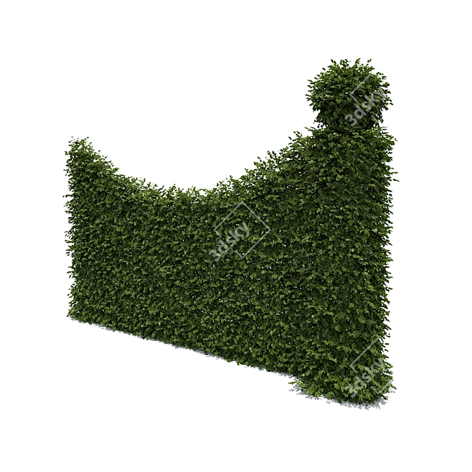 Versatile Living Fence Solution 3D model image 1