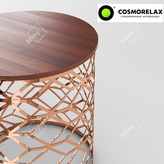 Elegant Figaro Coffee Table 3D model image 3