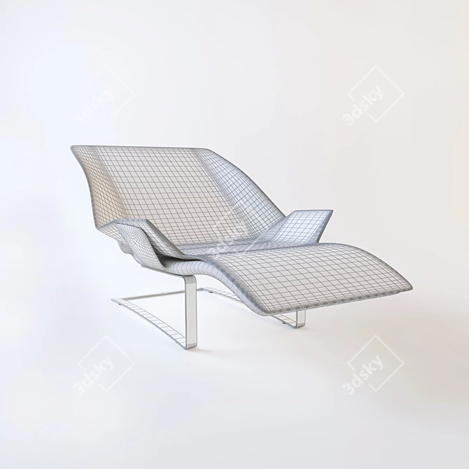 Modern Italian Armchair: IL LOFT FIELD 3D model image 3