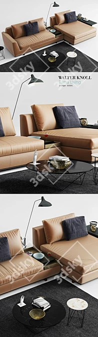 Walter Knoll Tama Living Sofa: Elegant Comfort for Your Home 3D model image 3