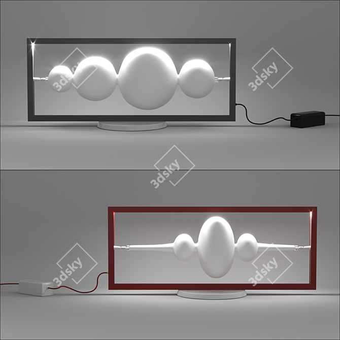 Moonshadow Table Lamp 3D model image 1