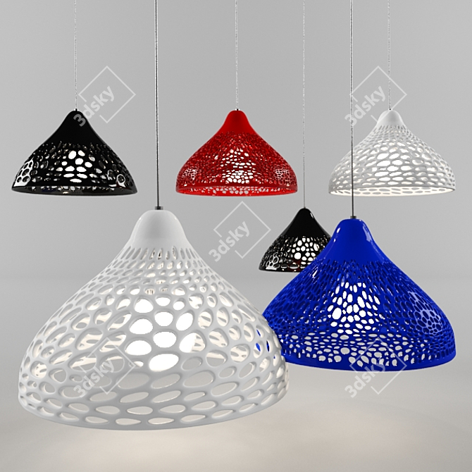 3D Printed Illumination: Futuristic Elegance 3D model image 1