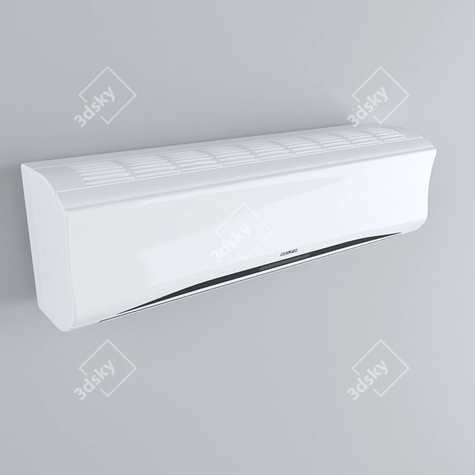 Delfa Air Conditioner 3D model image 2