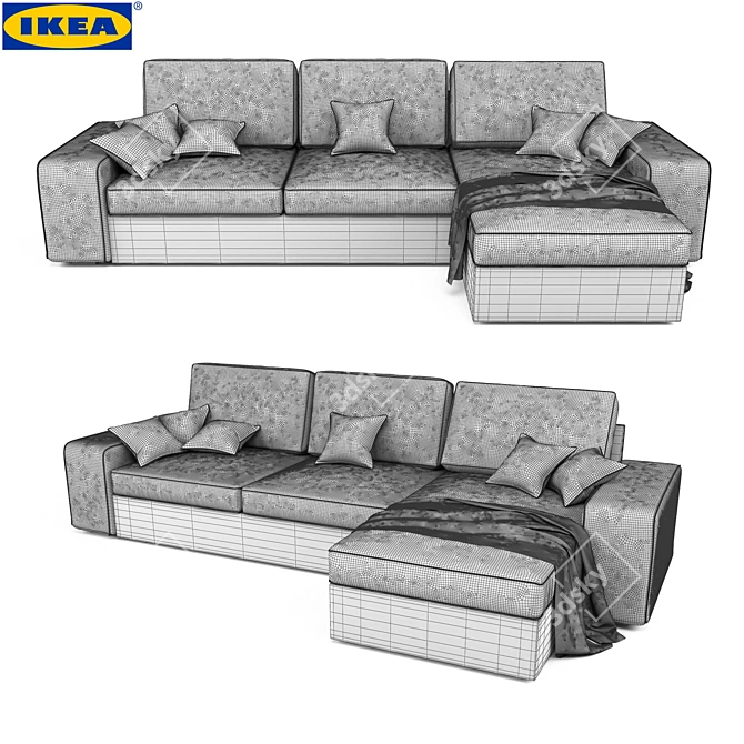 Kivik IKEA Sofa | Spacious, Stylish, Comfortable 3D model image 2