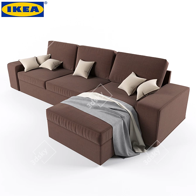 Kivik IKEA Sofa | Spacious, Stylish, Comfortable 3D model image 3