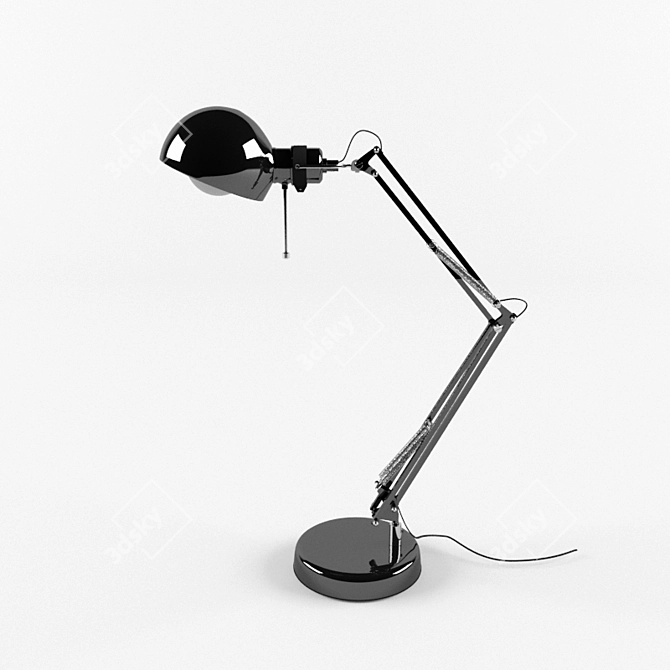 Sleek IKEA Lamp 3D model image 1