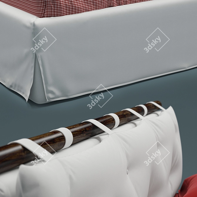 Altrenotti Vindaloo Bed: Stylish & Spacious 3D model image 2