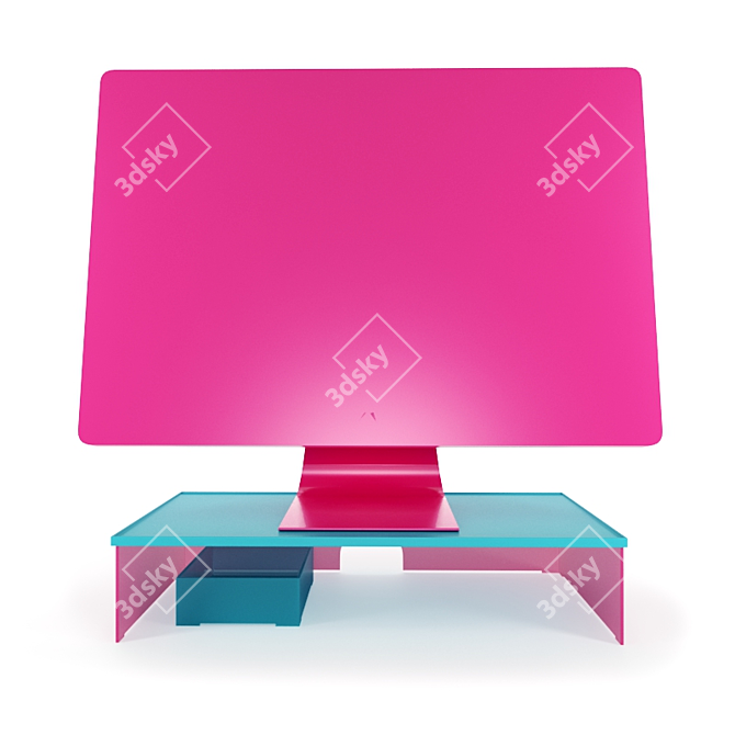 Elevate: Desk Stands for Laptops & iMacs 3D model image 2