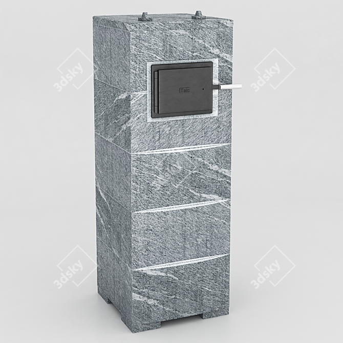 Premium Russian Option: KASTOR KSIS 27 Talkomagnezit Stove 3D model image 1