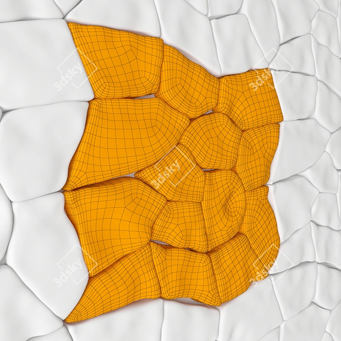 Title: 3D Stone Panel Texture - High Resolution 3D model image 3