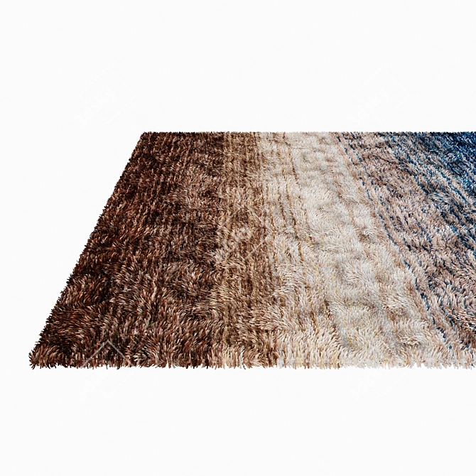 Luxurious Long Pile Carpets | Area Rug Set 3D model image 2