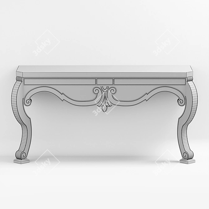 Velvet Augustus Console Table 3D model image 3