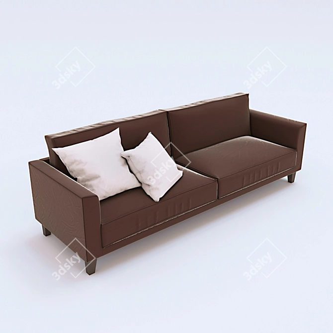 Time Break: Stylish Modern Sofa 3D model image 2