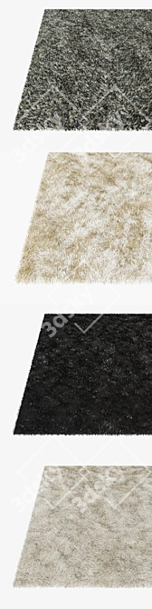 Lustrous Shag Rug: Luxurious, Plush, and Versatile 3D model image 2