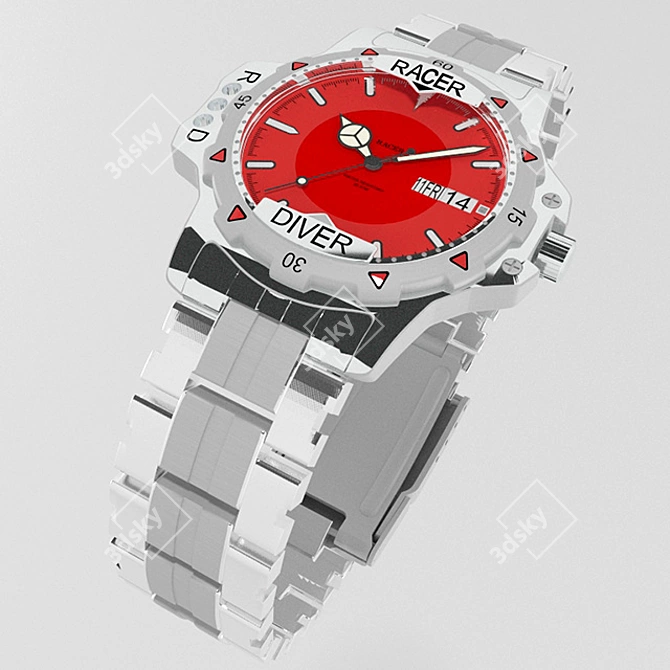 Speed Racer Timepiece 3D model image 1